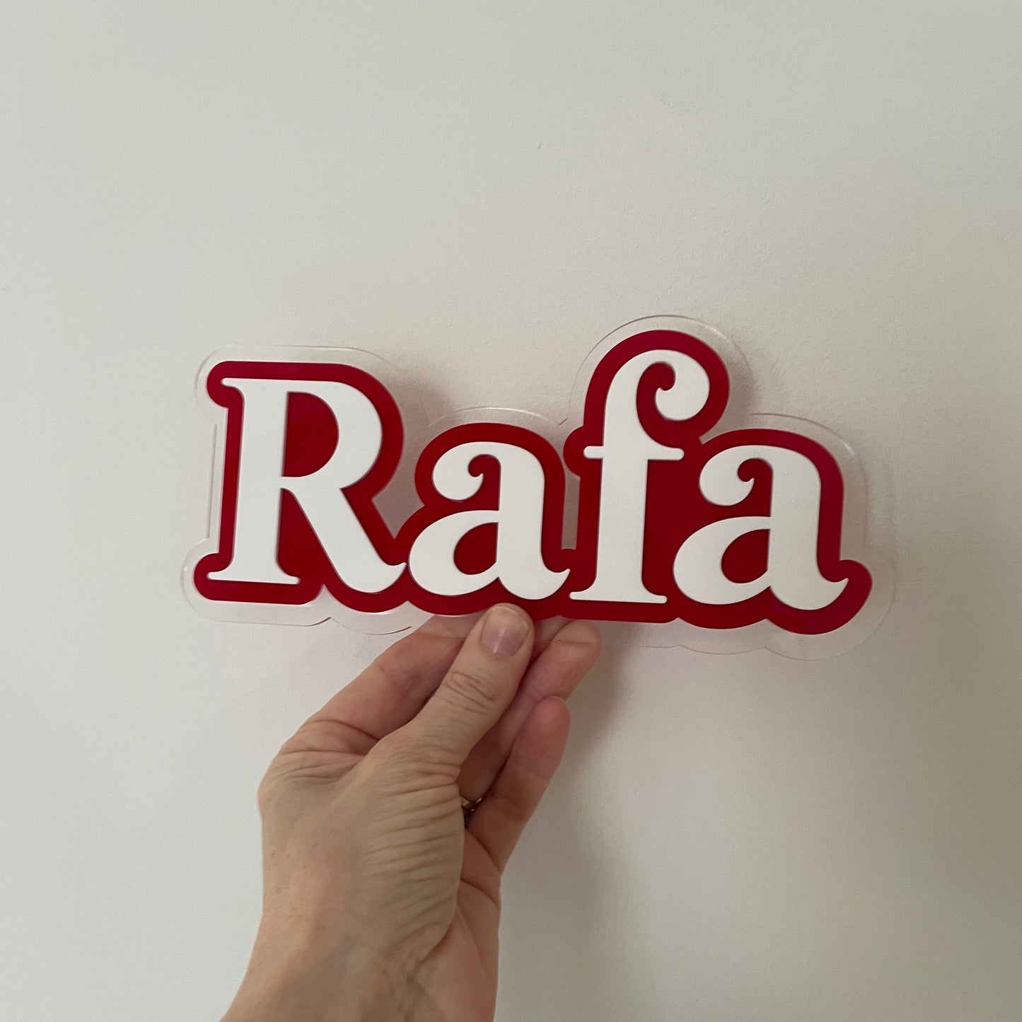Large triple Layer name