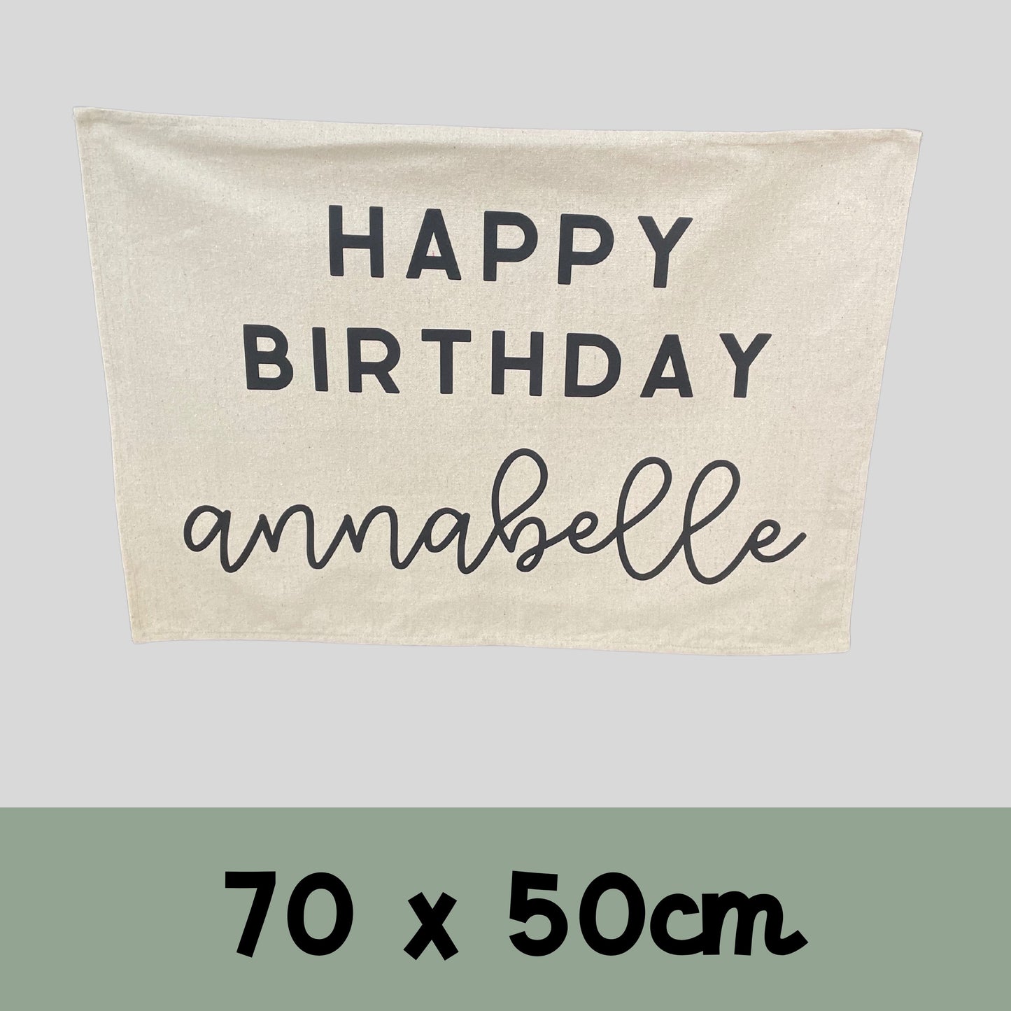 Happy Birthday wall flag