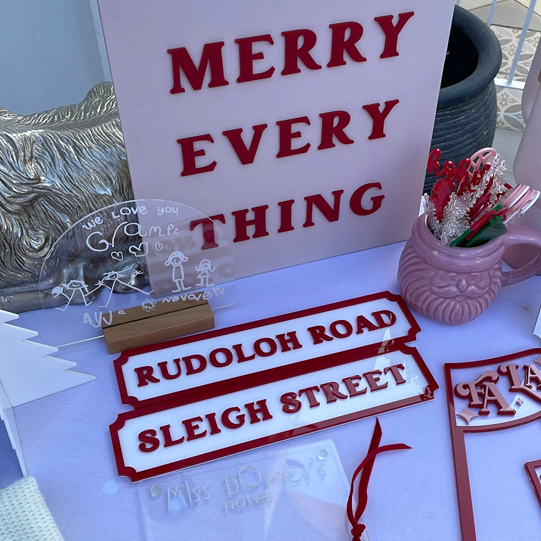 Merry Street Signs