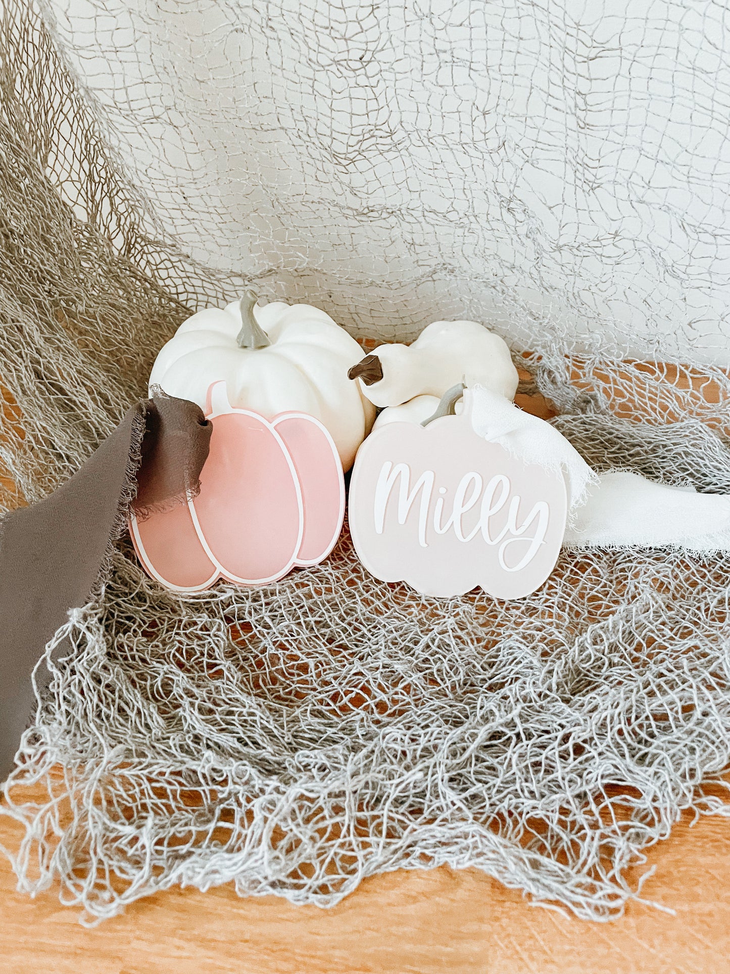 Sand Pumpkin - Mini Boo Tag