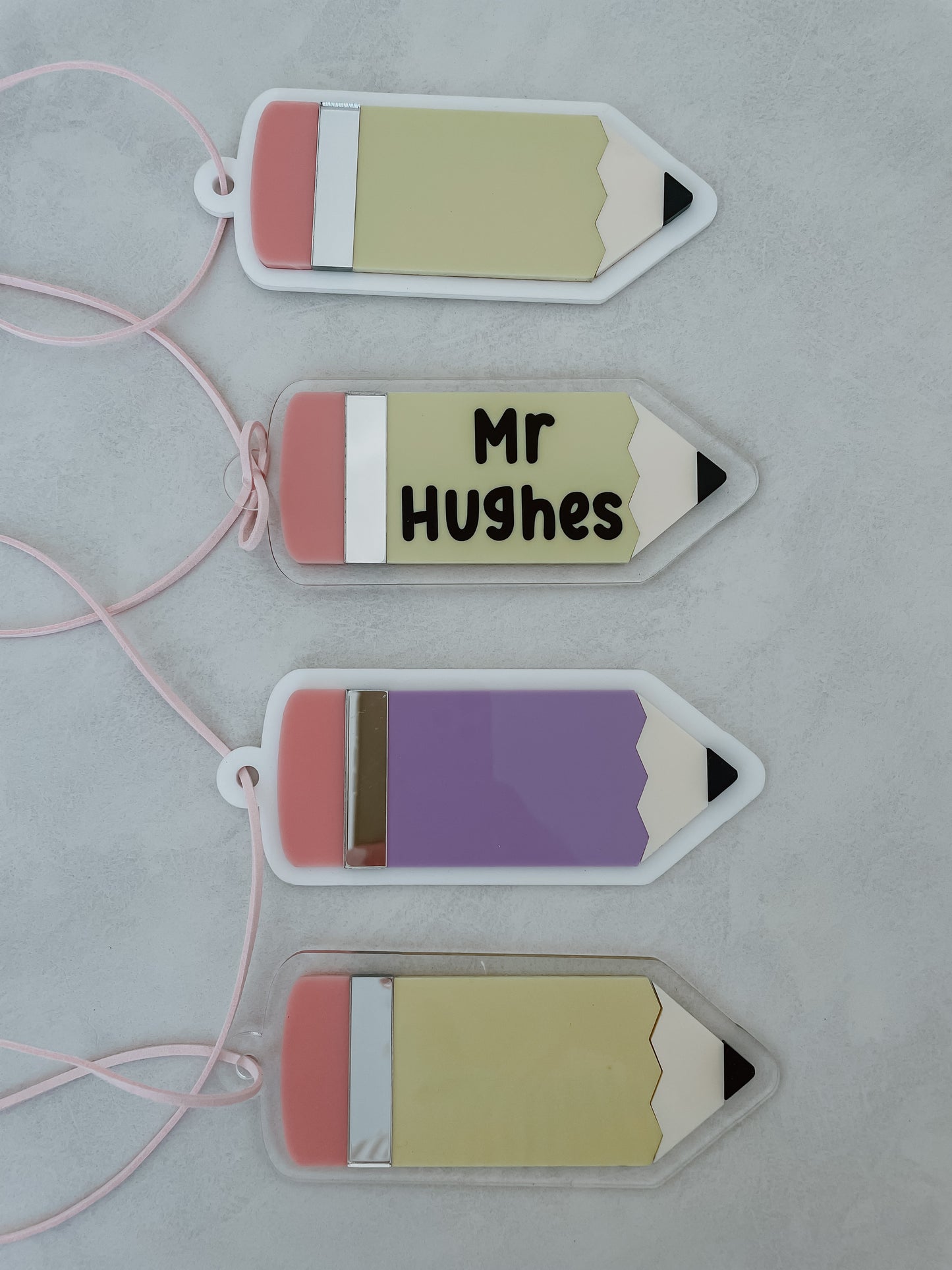 Pencil Teacher Tag
