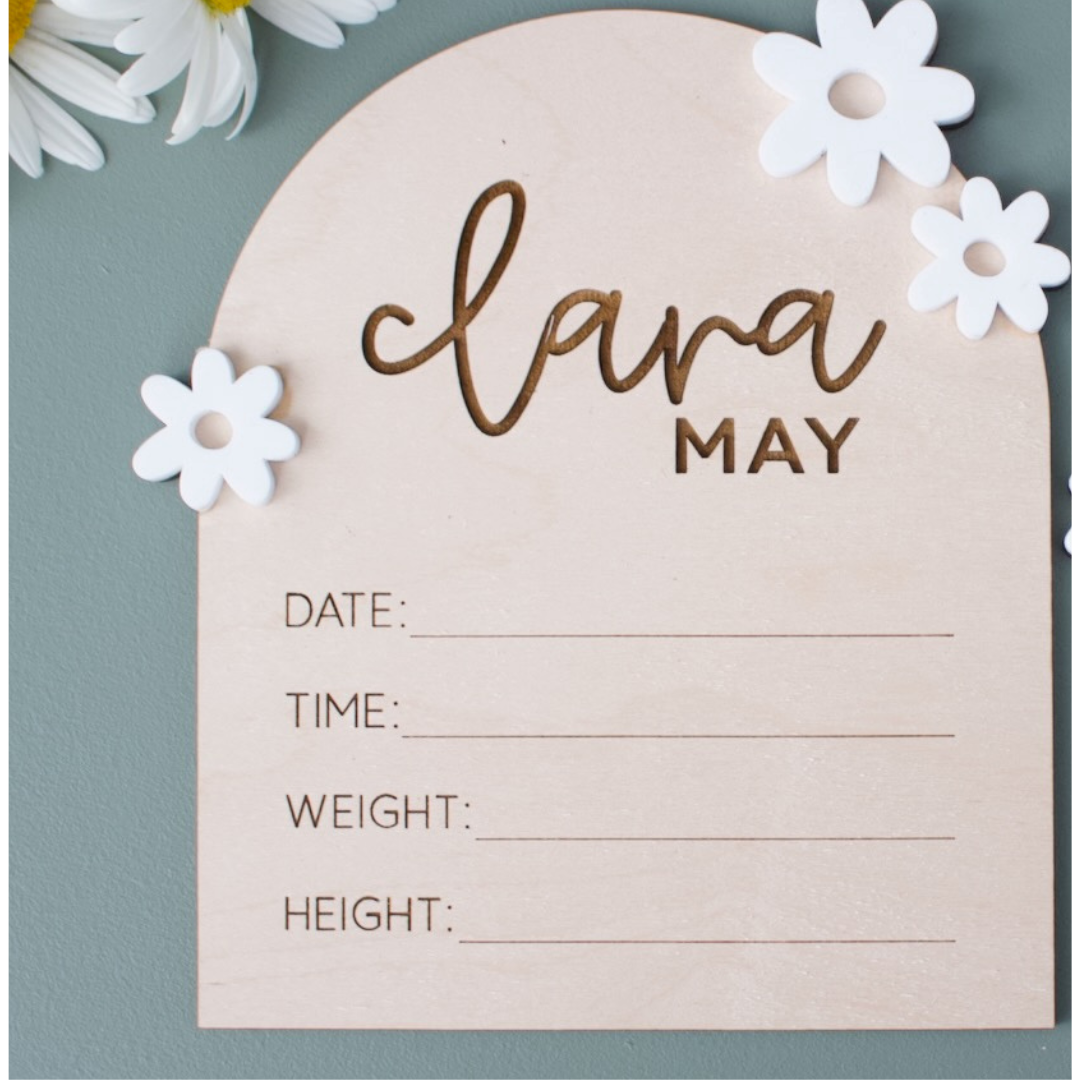 Daisy Birth Announcement