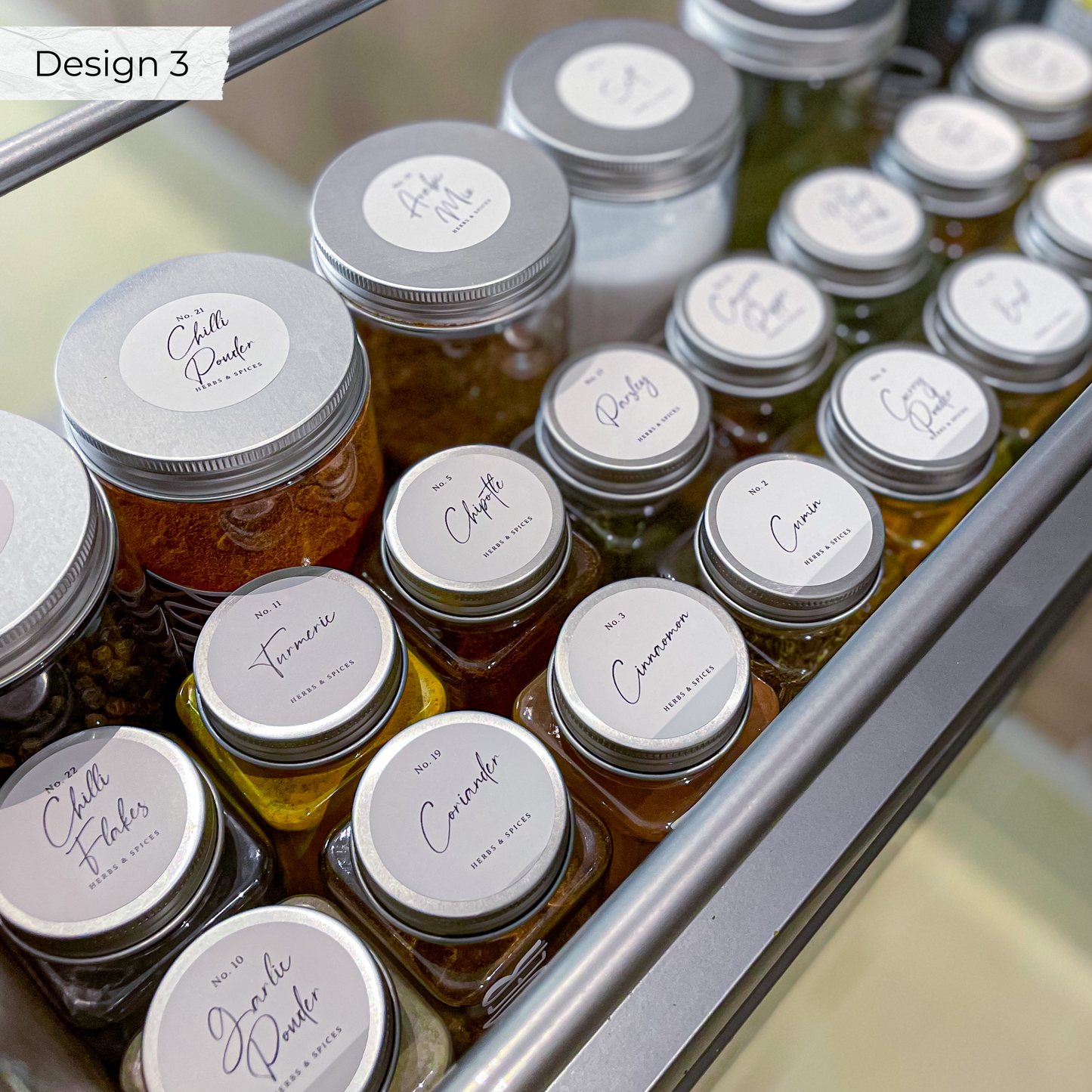 Modern Labels 5 cm square