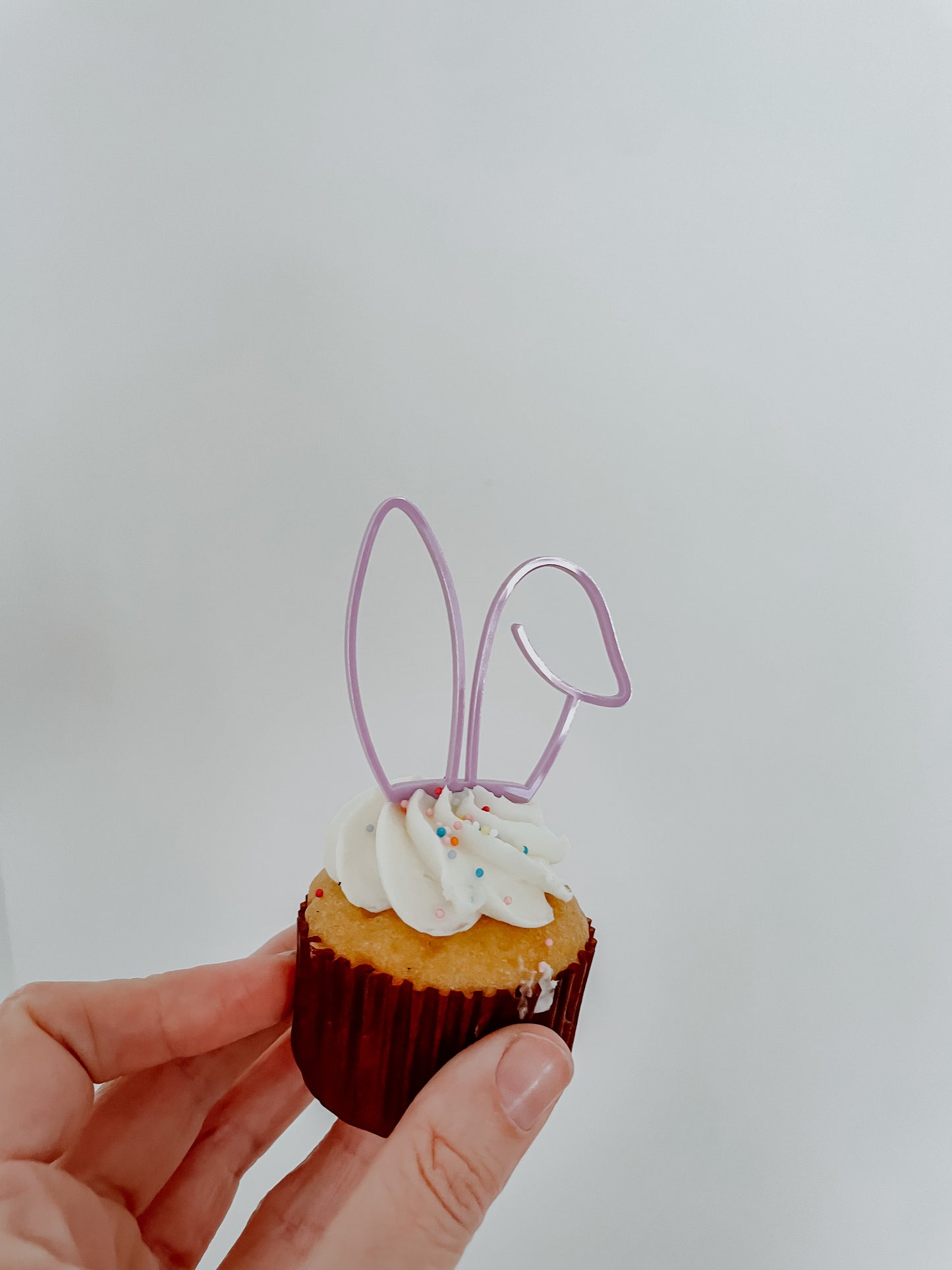 Bunny Ears cupcake / food topper x 3
