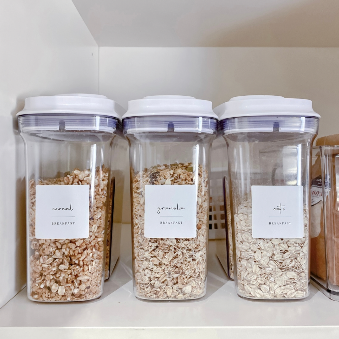The Savvy Space Labels 5 cm square