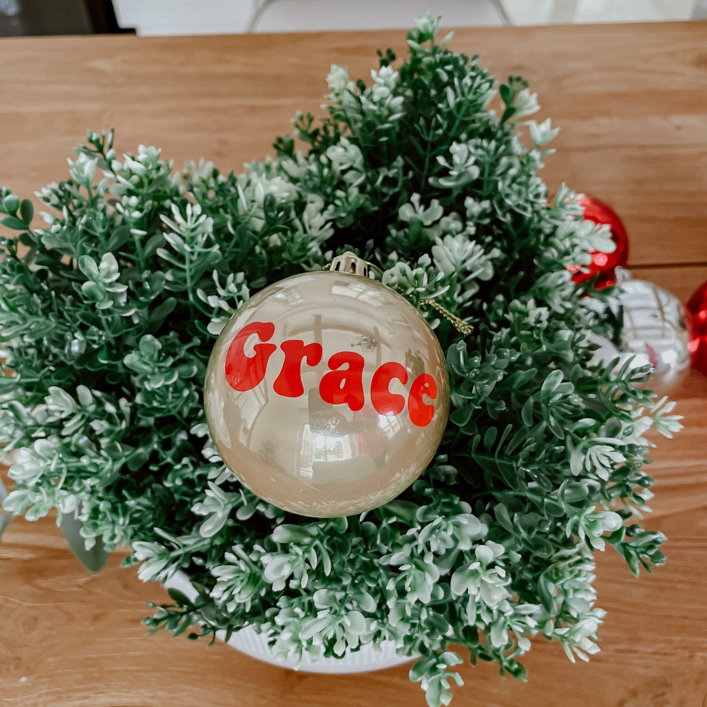 Personlised Bauble Label