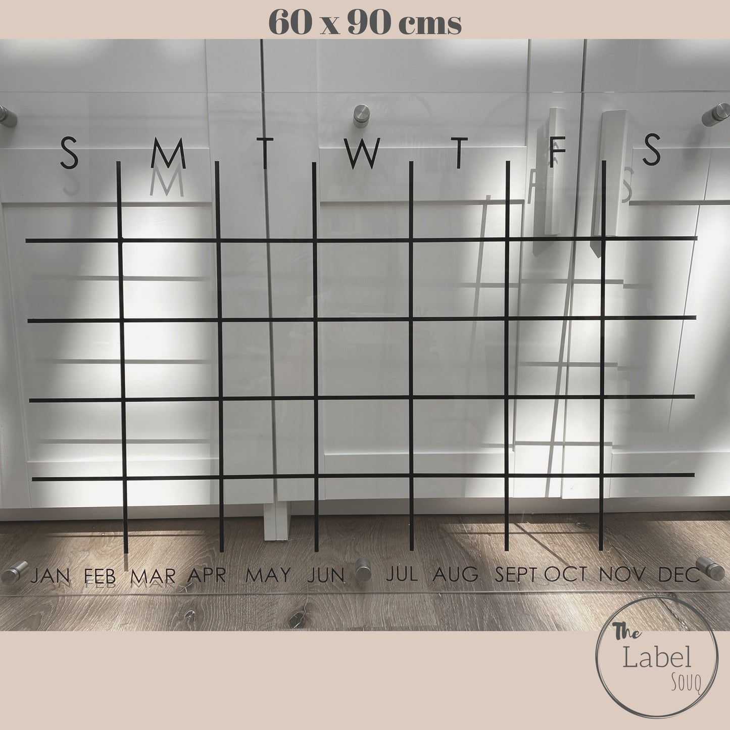 Large custom wall planner