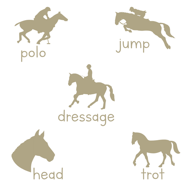 Wood Horse Sign