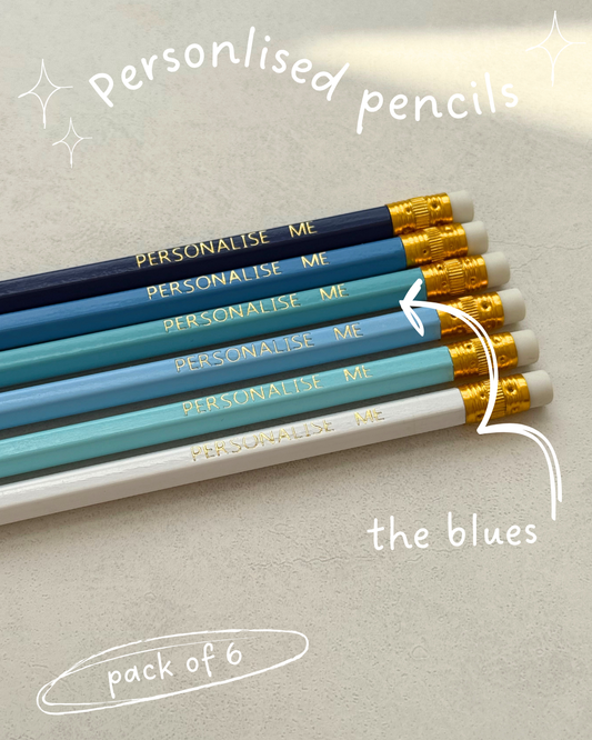 Personlised Pencils The Blues