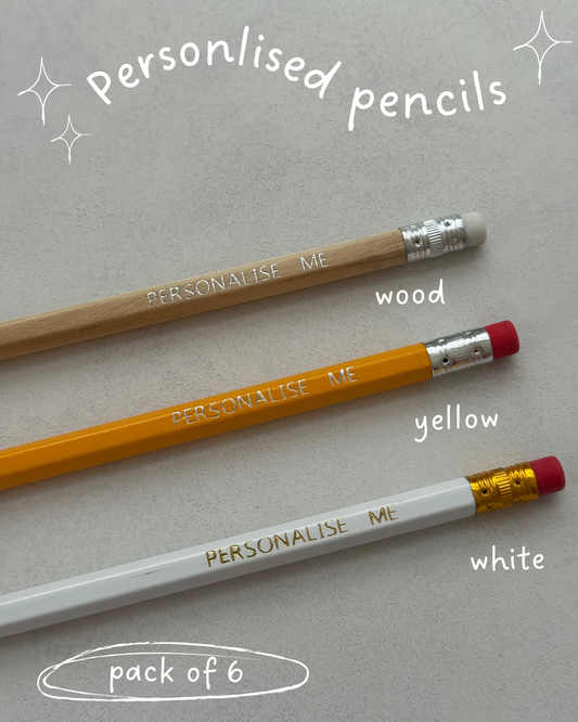 Personlised Pencils Wood