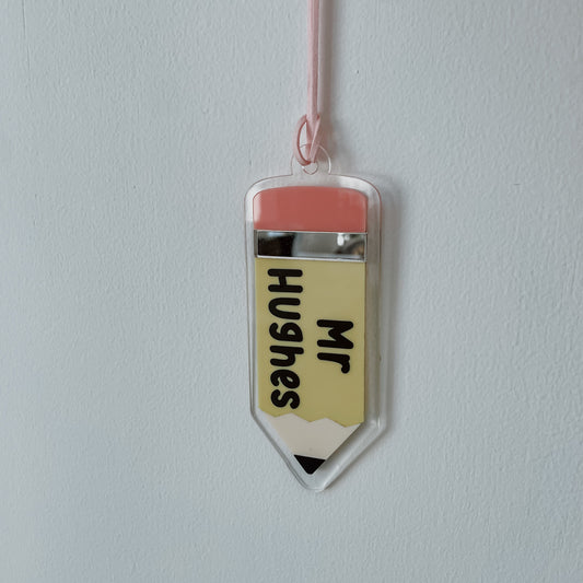 Pencil Teacher Tag