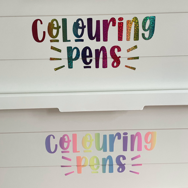 Rainbow Labels