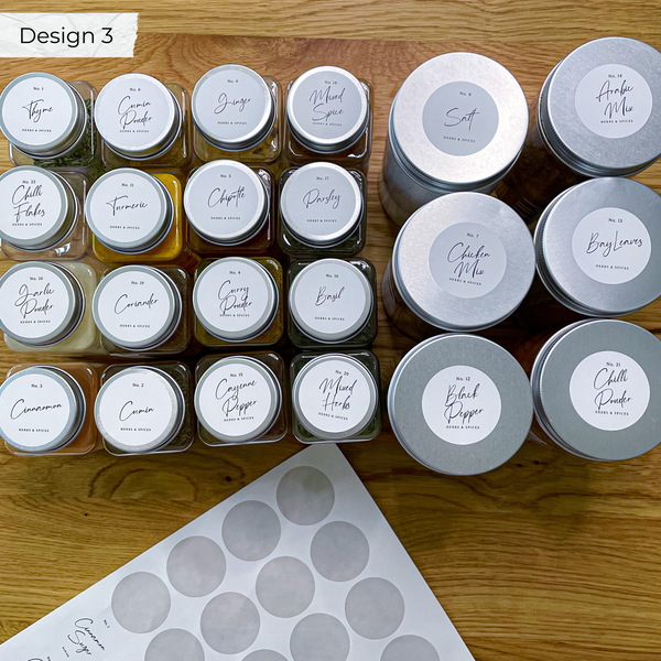 Modern Labels 4 cm Round