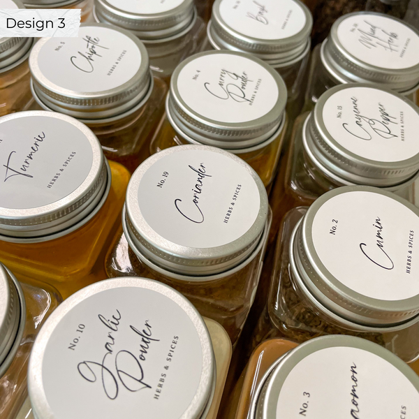 Modern Labels 5 cm square
