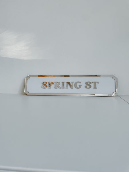 Easter road sign