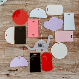 Custom Shaped Tags