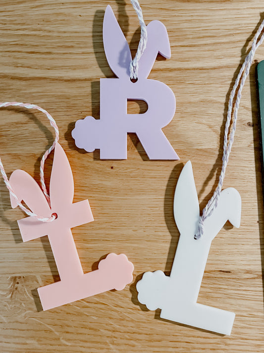Bunny Initial tag