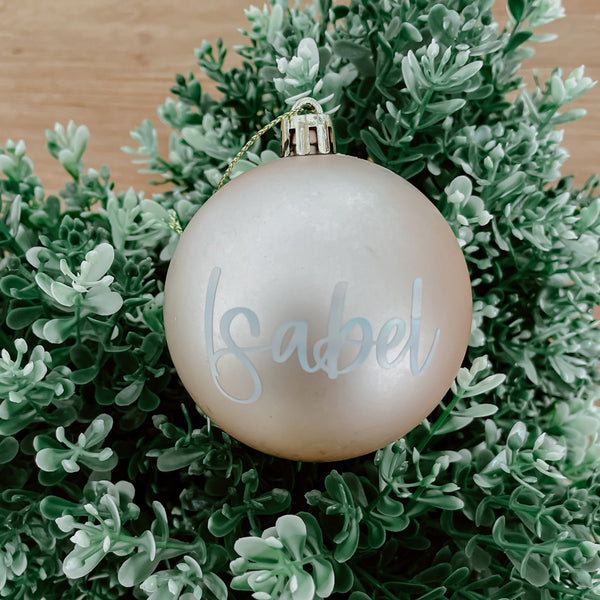 Personlised Bauble Label