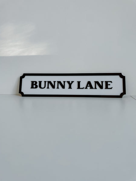 Easter road sign