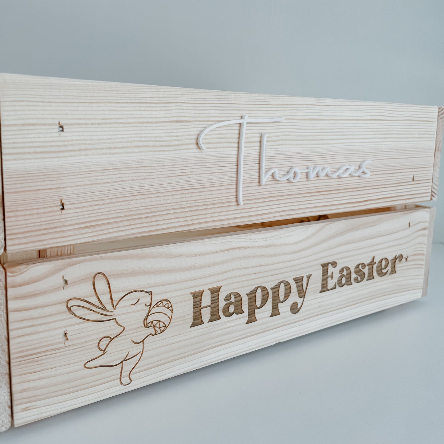 Wooden Easter Crate