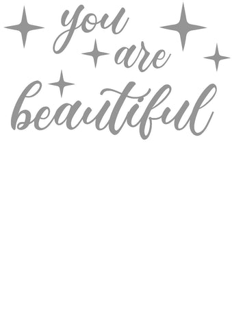 You are Beautiful decal